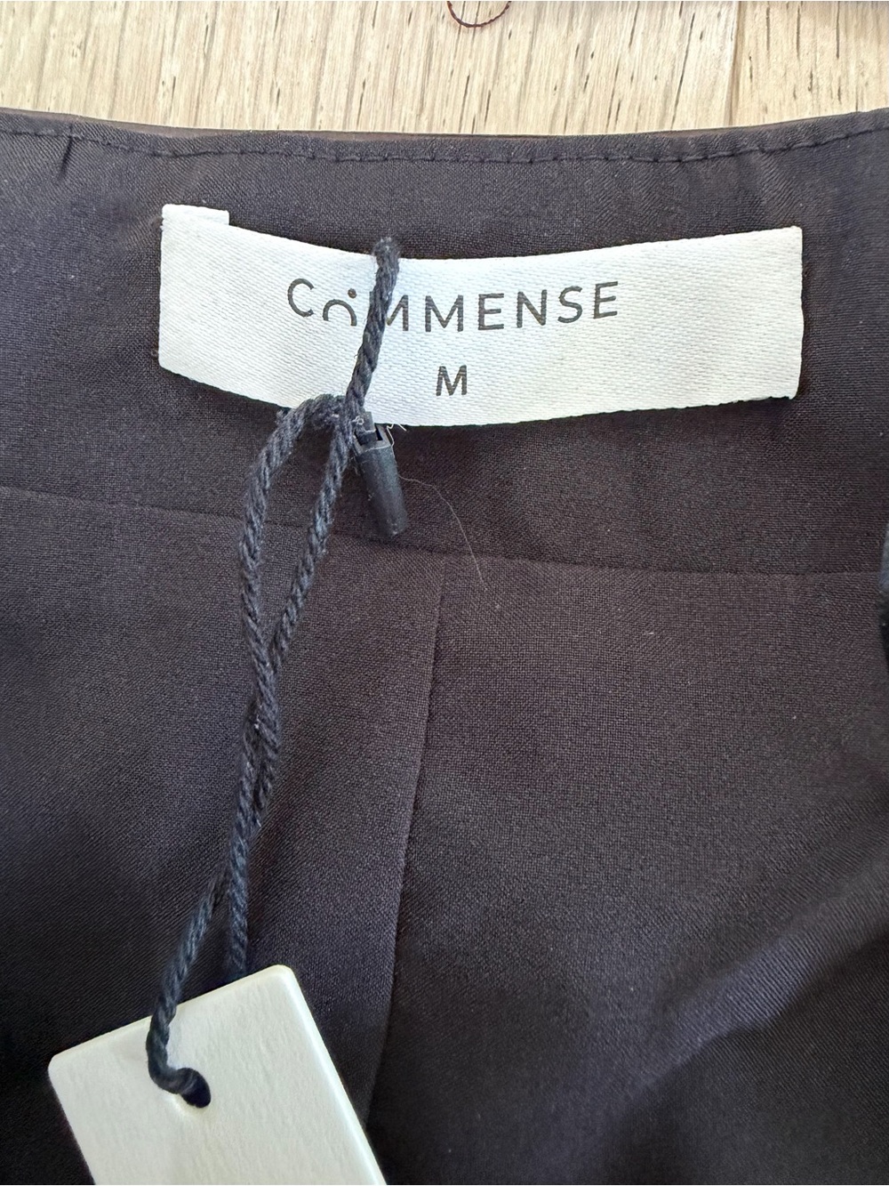 NWT Commense Mock Neck Top & Faux Leather Skirt Set, Size M - Picture 5 of 5